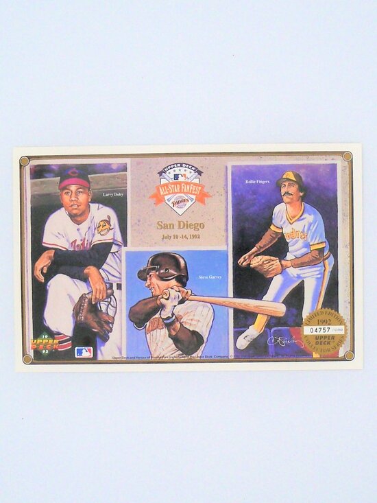 Upper Deck Other - Upper Deck 1992  All Star Fan Fest Limited Edition Collector Series Card